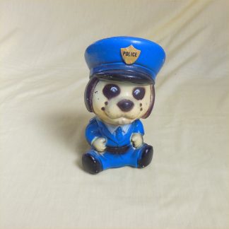 Police Dog Money Box IMCO Plastic 1960's