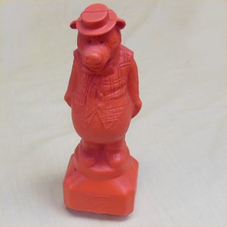 State Bank SA Humphrey B Bear 1970's Issue Red Plastic Coin Money Box