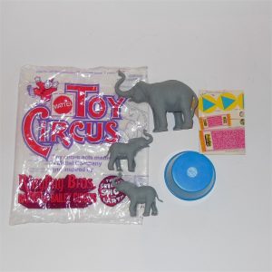 Vintage Mattel Toy Circus Ringling Barnum Bailey Elephant Act #3 Open Pack