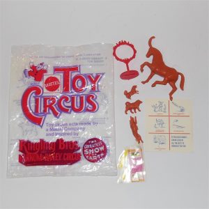 Vintage Mattel Toy Circus Ringling Barnum Bailey Trained Horses #8 Open Pack