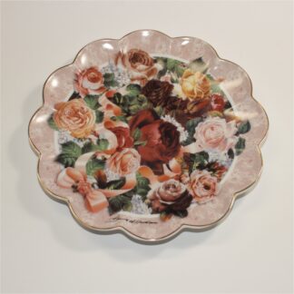 Franklin Mint Collectors Plate Victorian Rose Garden 1990's Issue