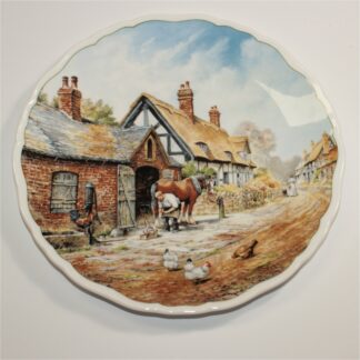 Royal Doulton Collectors Plate Village Life Pride & Patience 1989 Issue