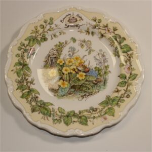 Royal Doulton Collectors Plate Brambly Hedge Spring 1982 Issue