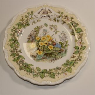 Royal Doulton Collectors Plate Brambly Hedge Spring 1982 Issue