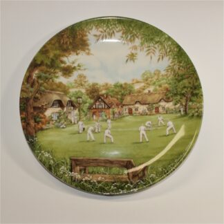 Wedgwood Collectors Plate Village Green The Cricket Match 1990 Issue