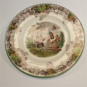 Spode Collectors Plate Spodes Byron Village Housewives Scene