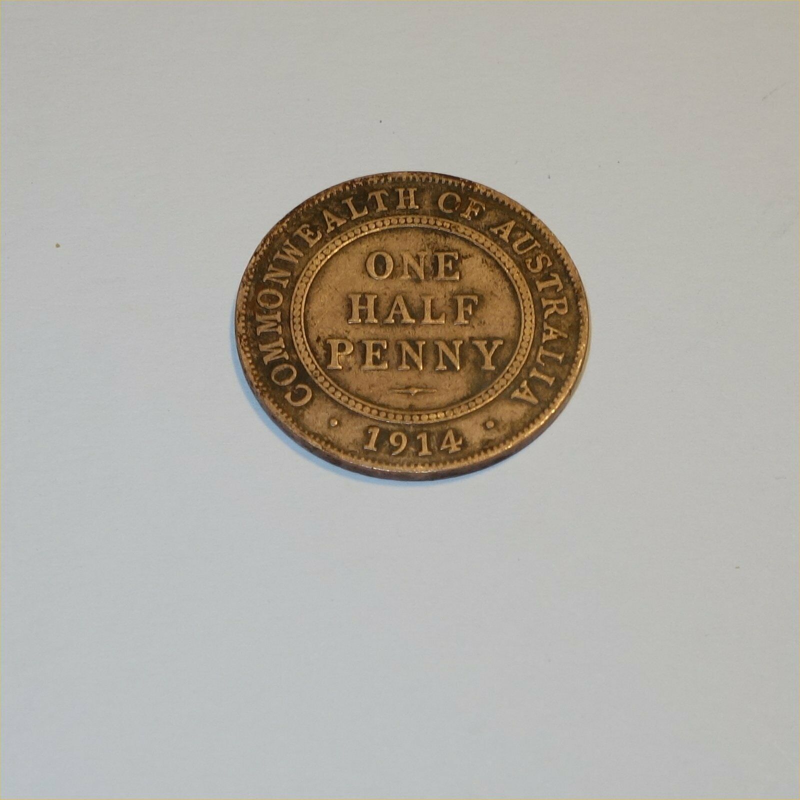 1914 Australian Half Penny – Garage Sale Oz